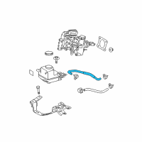 OEM Toyota Prius Plug-In Upper Hose Diagram - 47235-47060