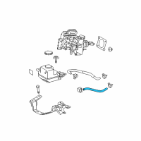 OEM 2013 Toyota Prius V Lower Hose Diagram - 47234-47060