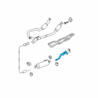 OEM Ram 1500 Tail Pipe Diagram - 55398328AD