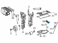 OEM Lexus ES300h Sensor, Engine Oil L Diagram - 89491-33051