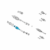 OEM Toyota Camry CV Joints Diagram - 43030-0W040