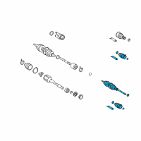 OEM Toyota Camry CV Joints Diagram - 43460-09M20