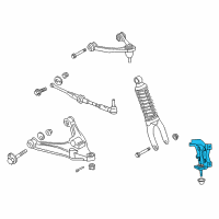 OEM 2015 Dodge Viper Knuckle-Rear Diagram - 5290124AH