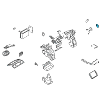 OEM 2002 Saturn L200 Actuator Asm, Mode Valve Diagram - 22732653