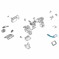 OEM Saturn LS Pipe Asm, Heater Inlet & Outlet Diagram - 90586840