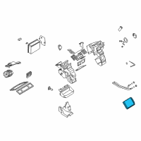 OEM 2001 Saturn L100 Heater Core Diagram - 22728343