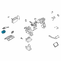 OEM Saturn LW2 Blower Motor Diagram - 22683022