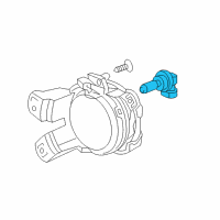 OEM 2019 Chevrolet Sonic Fog Lamp Bulb Diagram - 13503410