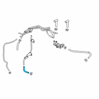 OEM Honda Accord Tube, Air Bypass Valve Solenoid (F) Diagram - 36189-RPY-G00