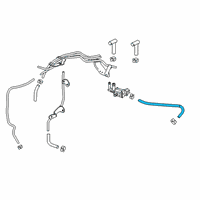 OEM Honda Tube, Air Bypass Valve Solenoid (A) Diagram - 36181-5BF-A00