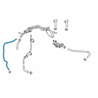 OEM Honda Tube, Air Bypass Valve Solenoid (D) Diagram - 36184-RPY-G01