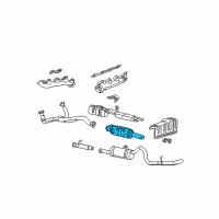 OEM Ford Excursion Converter Diagram - 1C3Z-5E212-AA