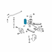 OEM 2011 Ram 3500 Front Coil Spring Diagram - 52121622AA