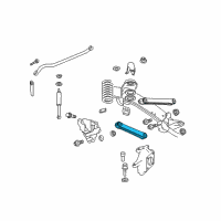 OEM 2005 Dodge Ram 3500 Suspension Control Arm Front Lower Diagram - 52013798AB