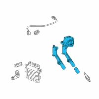 OEM 2019 Infiniti QX30 Ignition Coil Assembly Diagram - 22448-HG00B