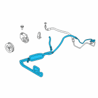 OEM 2000 Buick Park Avenue Return Hose Diagram - 25727229