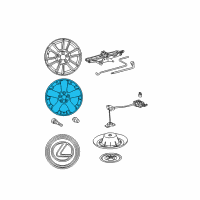 OEM Lexus Wheel, Disc Diagram - 42611-AH032