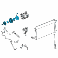 OEM 2017 Cadillac Escalade Clutch Assembly Diagram - 84317500