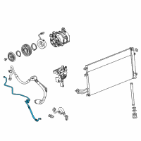 OEM 2016 Cadillac Escalade ESV Liquid Hose Diagram - 84148301