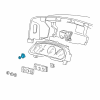 OEM 2001 Ford Excursion Headlamp Switch Diagram - 1F1Z-11654-AAA