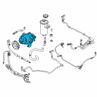 OEM 2007 BMW X5 Tandem Pump Diagram - 32-41-6-783-964