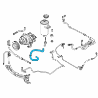 OEM 2007 BMW X5 Suction Pipe Diagram - 32-41-6-772-813