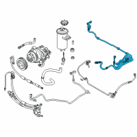 OEM 2007 BMW X5 Combination Return Pipe Diagram - 32-41-6-783-853