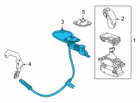 OEM 2020 Cadillac CT4 Shift Control Cable Diagram - 84670234