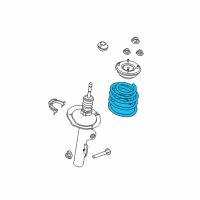 OEM 2017 Ford Police Interceptor Utility Coil Spring Diagram - DB5Z-5310-J