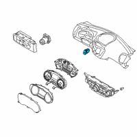 OEM 2015 Kia Soul EV Switch Assembly-Hazard Diagram - 93790B2000BF6