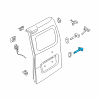 OEM 2016 Chevrolet City Express Lower Hinge Diagram - 19316954