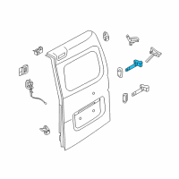 OEM 2016 Chevrolet City Express Upper Hinge Diagram - 19316952