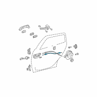 OEM 2006 Toyota Matrix Control Cable Diagram - 69730-01010