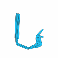 OEM Chevrolet Silverado 1500 Power Steering Oil Cooler Diagram - 15275714