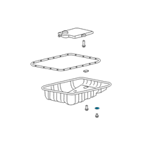 OEM Ram 3500 Washer-Drain Plug Diagram - 68085955AA