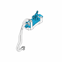 OEM 2019 BMW i8 Transmission Oil Cooler Diagram - 17-21-7-640-834