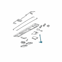 OEM 2008 Chrysler Town & Country Lamp-Auxiliary Diagram - 1DK09DW1AA