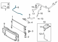 OEM Kia Seltos Hose Assy-Water Diagram - 25450Q5000