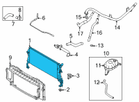 OEM 2021 Kia Seltos Radiator Assy Diagram - 25310Q5050