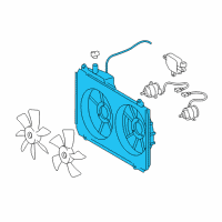 OEM Toyota Shroud Diagram - 16711-0A210