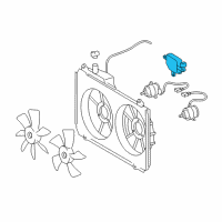 OEM Lexus LS430 Computer, Cooling Fan Diagram - 89257-30040