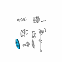 OEM 2016 Dodge Challenger Rotor-Brake Diagram - 5290537AD