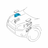 OEM 2007 Toyota RAV4 Relay Box Diagram - 82742-42030