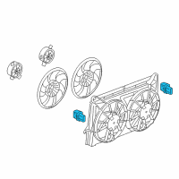 OEM Chevrolet Silverado Resistor Diagram - 25880376