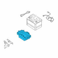 OEM 2011 Ford Escape Battery Tray Diagram - 5M6Z-10732-AA