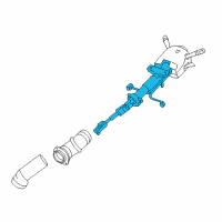 OEM 2014 Chevrolet Impala Limited Steering Gear Coupling Shaft Assembly Diagram - 19354492