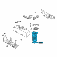 OEM 2008 Dodge Dakota Module-Fuel Pump/Level Unit Diagram - 68025169AE