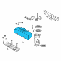 OEM 2007 Dodge Dakota Fuel Tank Diagram - 52013188AE