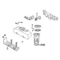 OEM 2011 Ram Dakota Hose-Fuel Filler Tube Diagram - 52013212AB