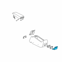 OEM Toyota Prius Cup Holder Diagram - 55630-47010-B0